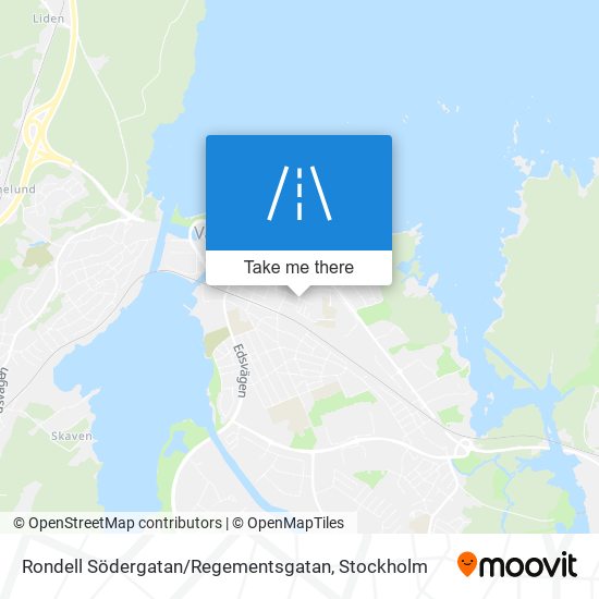 Rondell Södergatan / Regementsgatan map