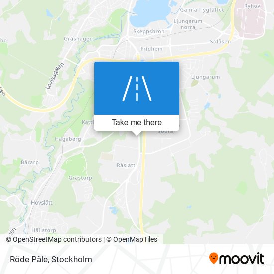 Röde Påle map