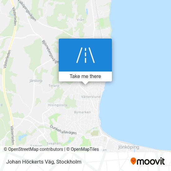 Johan Höckerts Väg map
