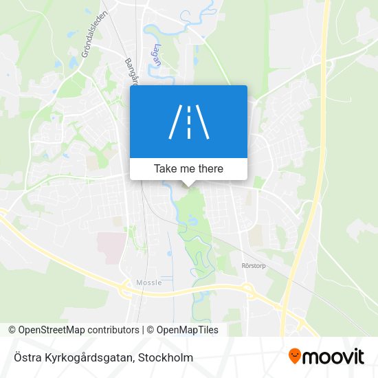Östra Kyrkogårdsgatan map