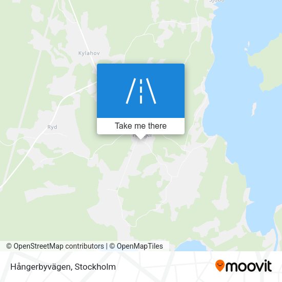 Hångerbyvägen map