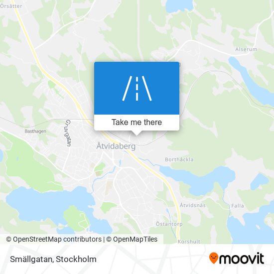 Smällgatan map