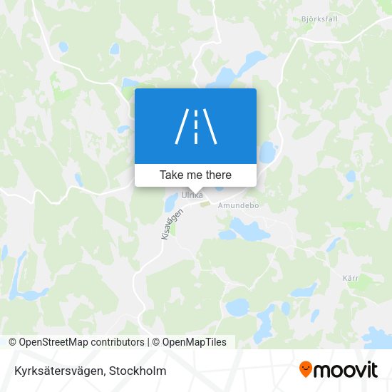 Kyrksätersvägen map