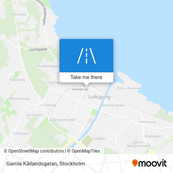 Gamla Kållandsgatan map