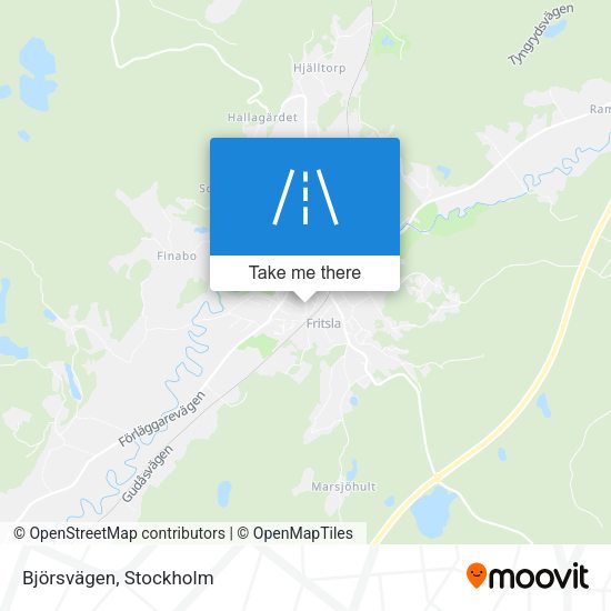Björsvägen map