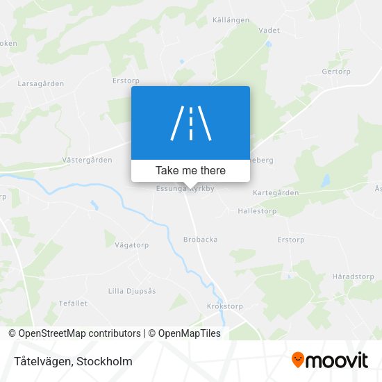 Tåtelvägen map
