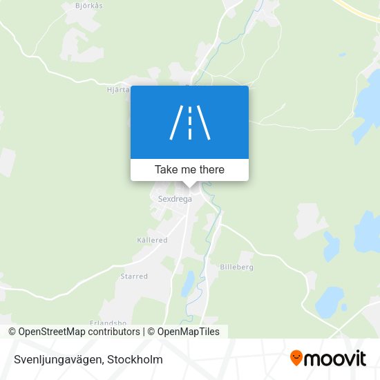 Svenljungavägen map