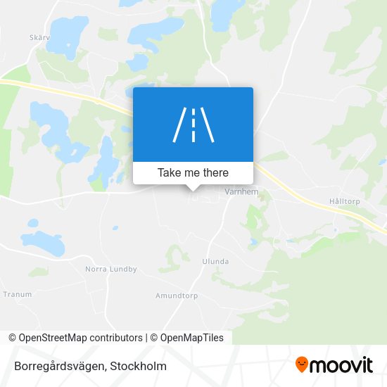 Borregårdsvägen map