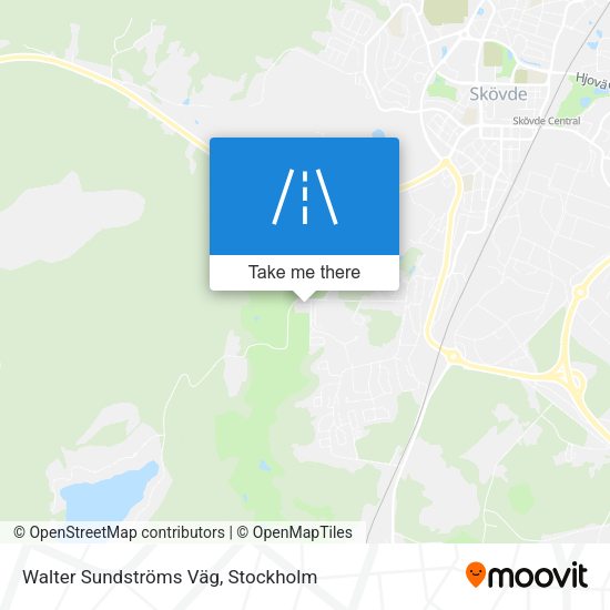Walter Sundströms Väg map