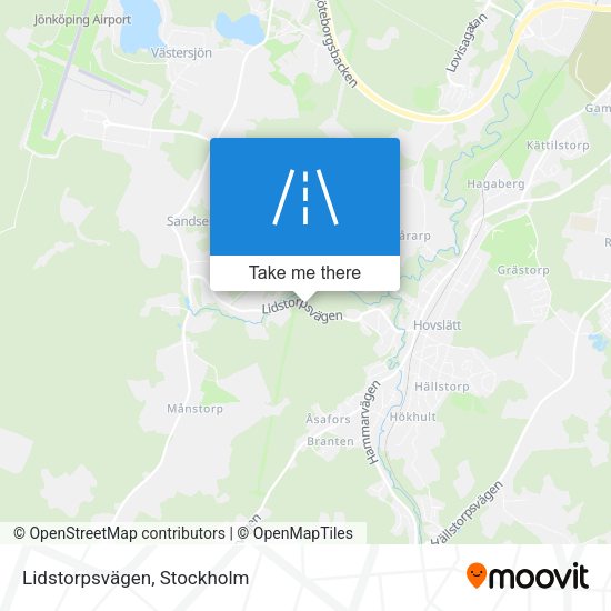 Lidstorpsvägen map