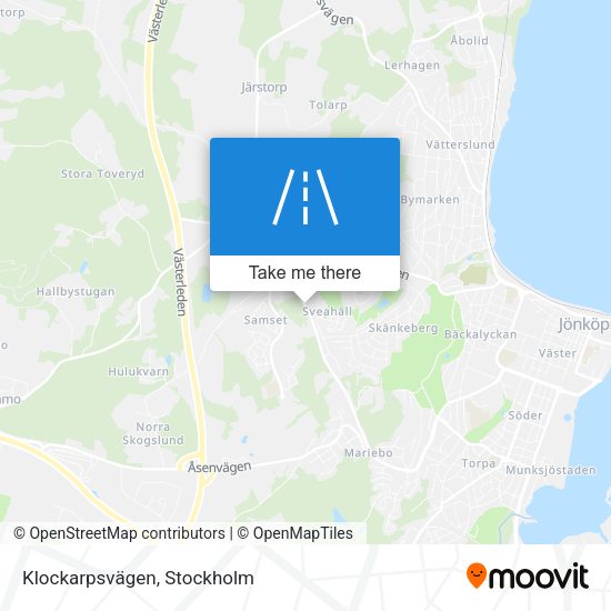 Klockarpsvägen map
