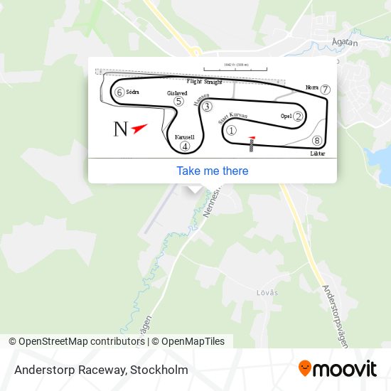 Anderstorp Raceway map
