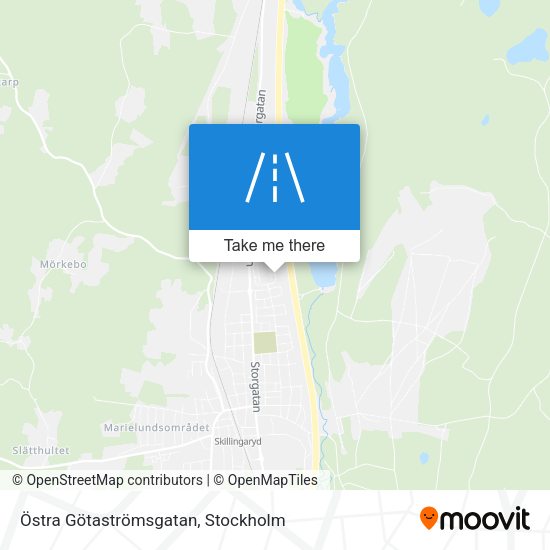 Östra Götaströmsgatan map