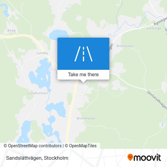 Sandslättvägen map
