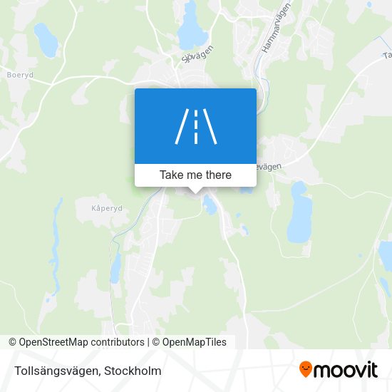 Tollsängsvägen map