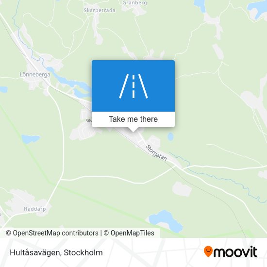 Hultåsavägen map