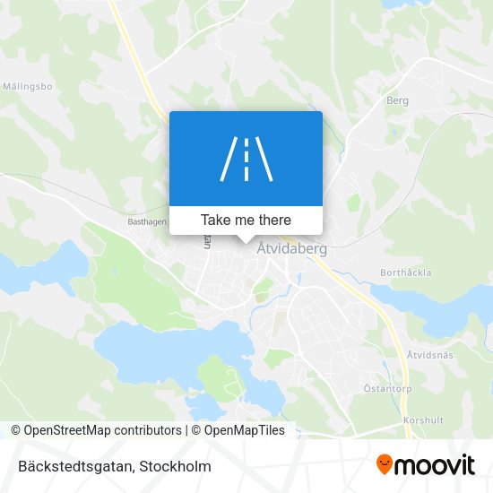 Bäckstedtsgatan map