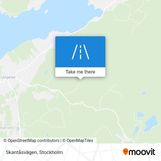 Skantåsvägen map