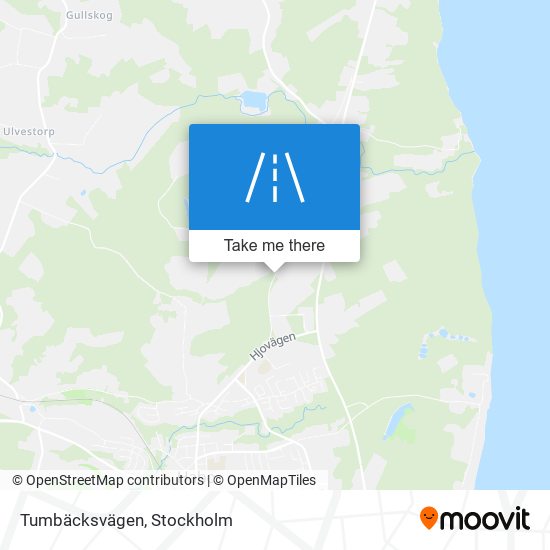 Tumbäcksvägen map