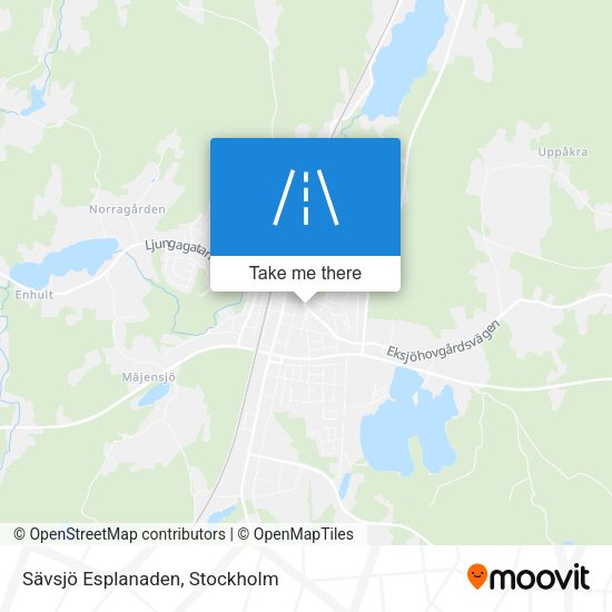 Sävsjö Esplanaden map