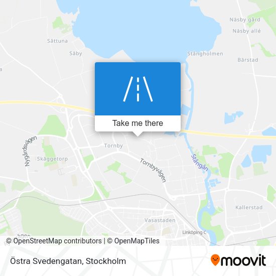 Östra Svedengatan map