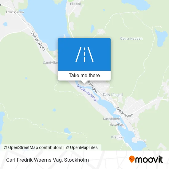 Carl Fredrik Waerns Väg map