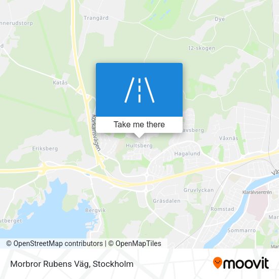 Morbror Rubens Väg map