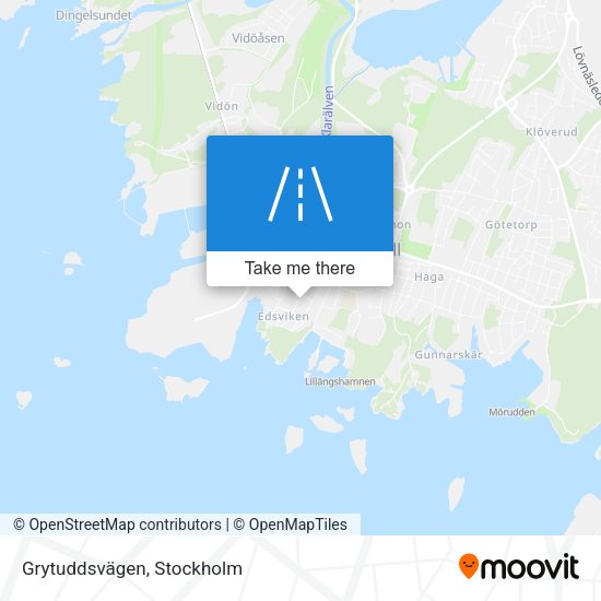 Grytuddsvägen map