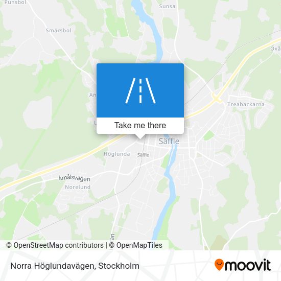 Norra Höglundavägen map