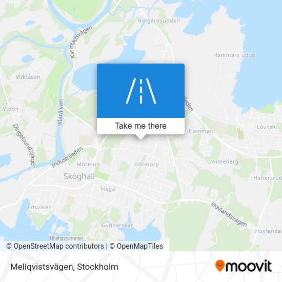Mellqvistsvägen map