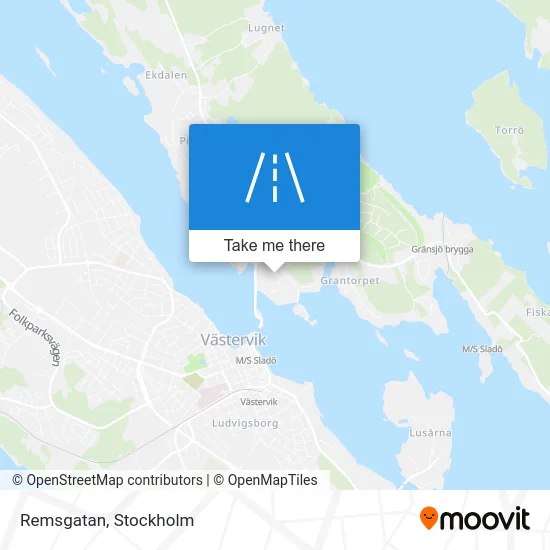 Remsgatan map