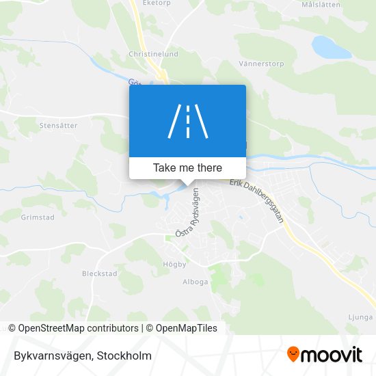 Bykvarnsvägen map