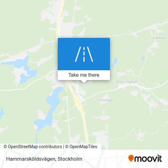 Hammarsköldsvägen map