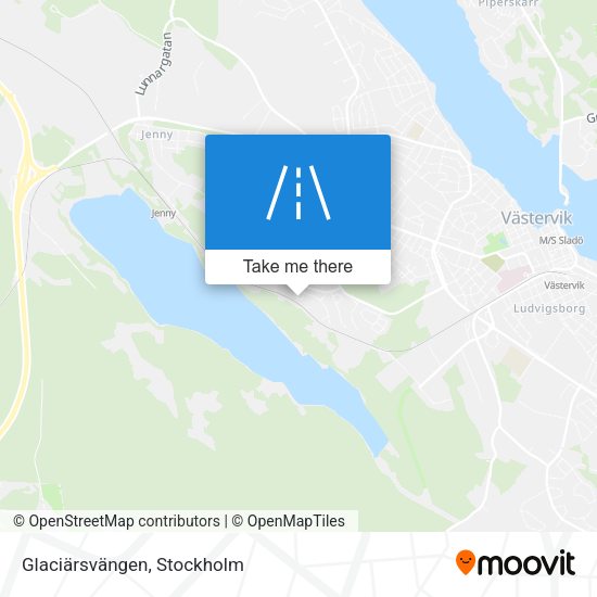 Glaciärsvängen map