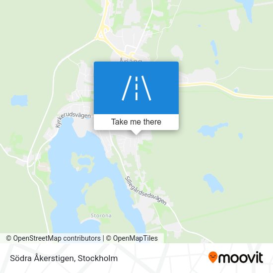 Södra Åkerstigen map