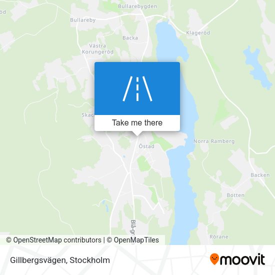 Gillbergsvägen map