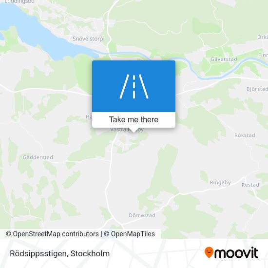 Rödsippsstigen map