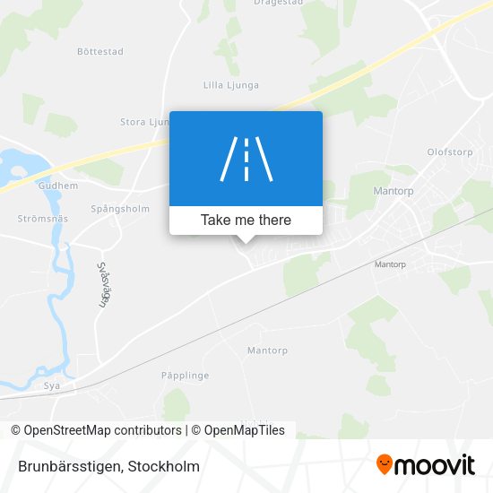 Brunbärsstigen map