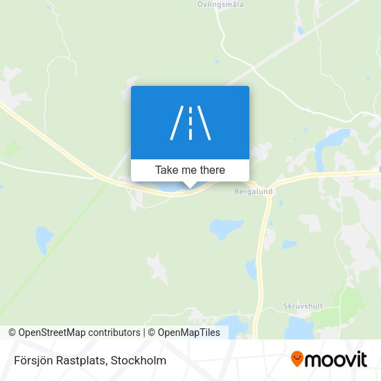 Försjön Rastplats map
