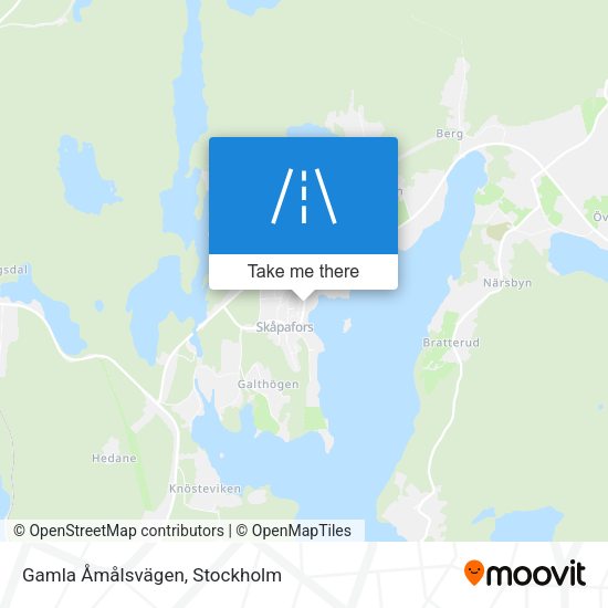 Gamla Åmålsvägen map