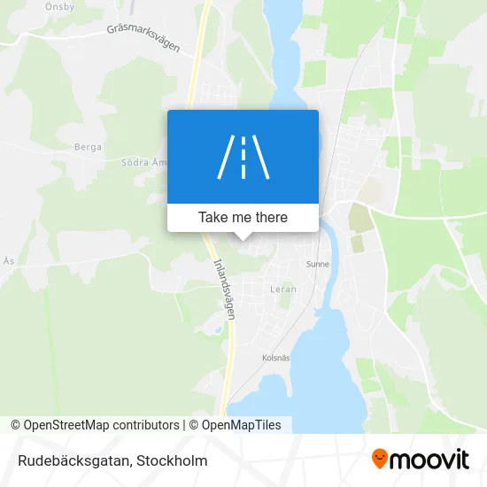 Rudebäcksgatan map