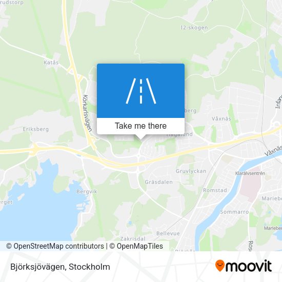 Björksjövägen map