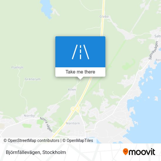 Björnfällevägen map