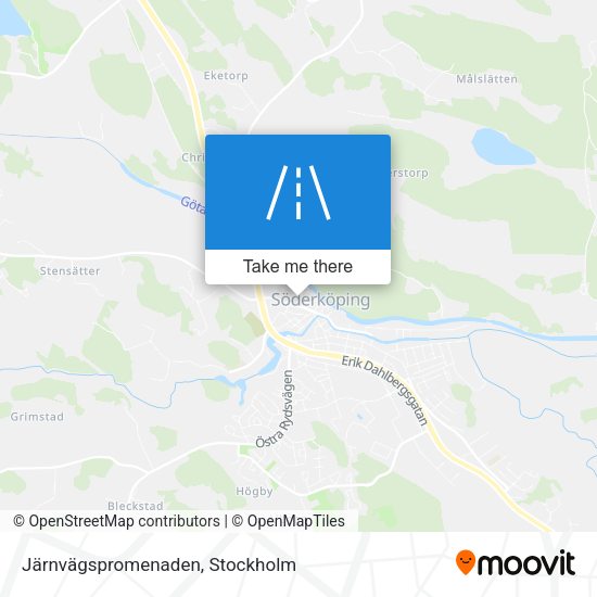 Järnvägspromenaden map