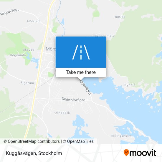 Kuggåsvägen map