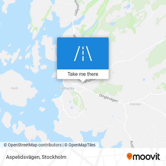 Aspelidsvägen map