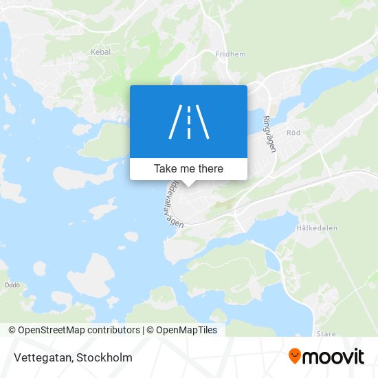 Vettegatan map