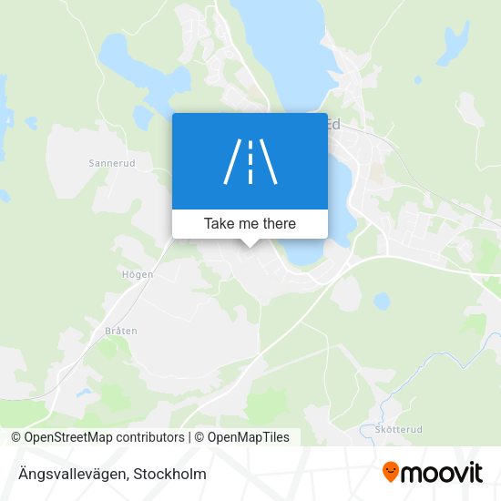 Ängsvallevägen map