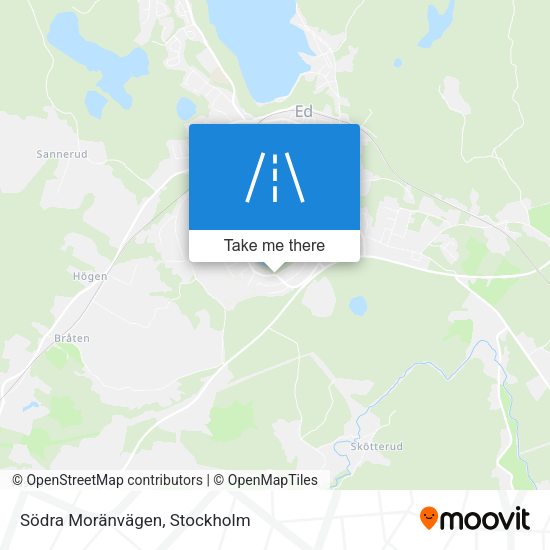 Södra Moränvägen map