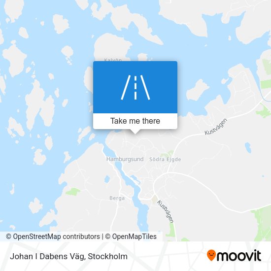 Johan I Dabens Väg map